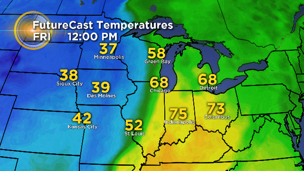 FutureCast: Noon Thursday 