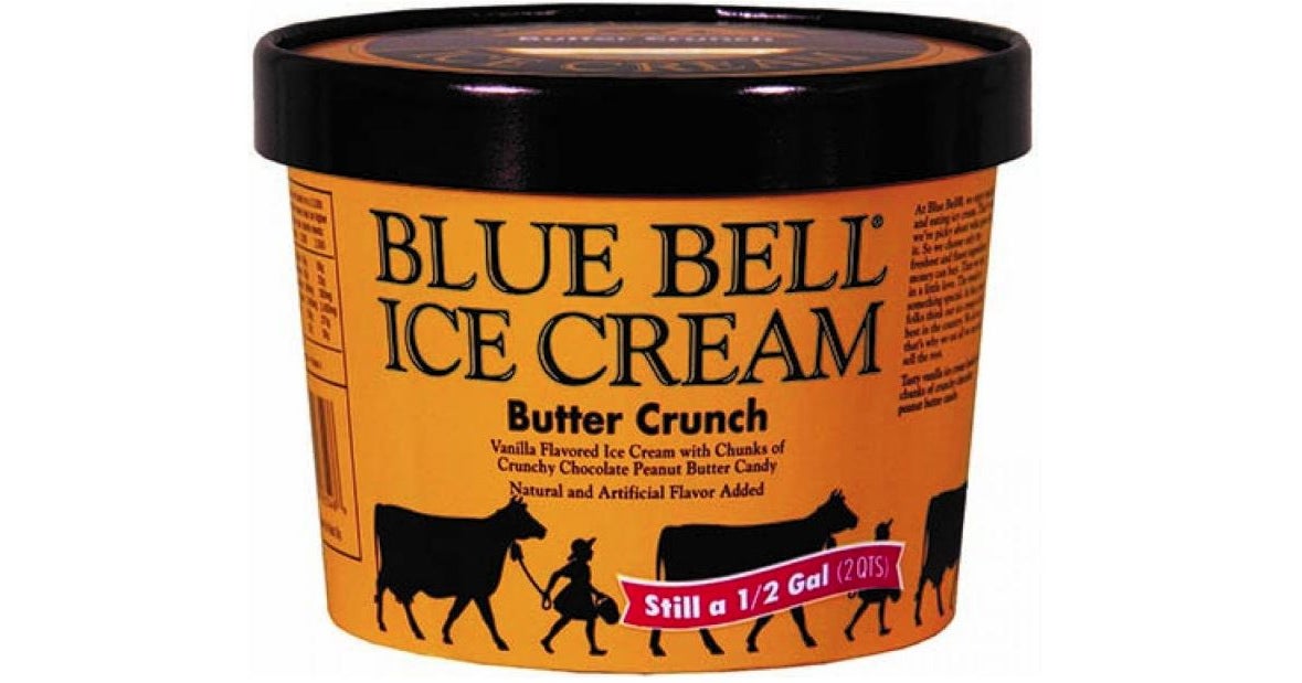 Blue bell outlet butter crunch