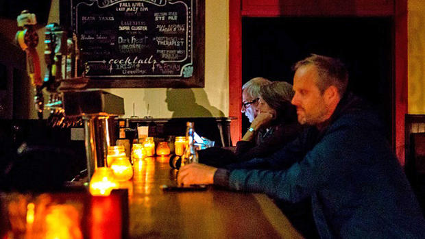 Candlelight Bar Scene in Sonoma 