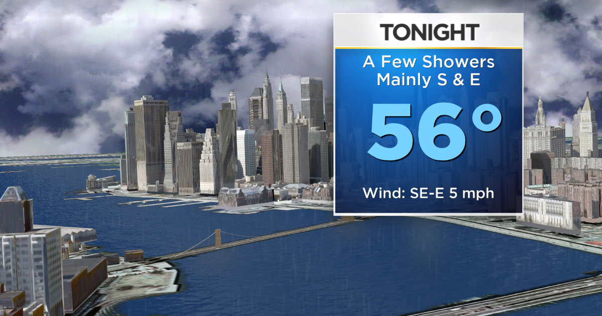 New York Weather 10/13 CBS2 Sunday Night Forecast CBS New York