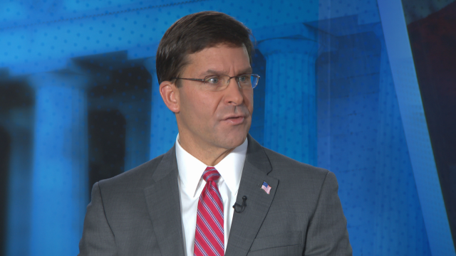 Mark Esper testifies before the Senate Armed Services Committee during his confirmation hearing to be secretary of the U.S. Army in the Dirksen Senate Office Building on Capitol Hill Nov. 2, 2017, in Washington. 