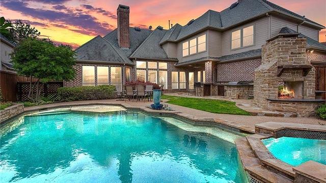 Pool And Modern Home Exterior 