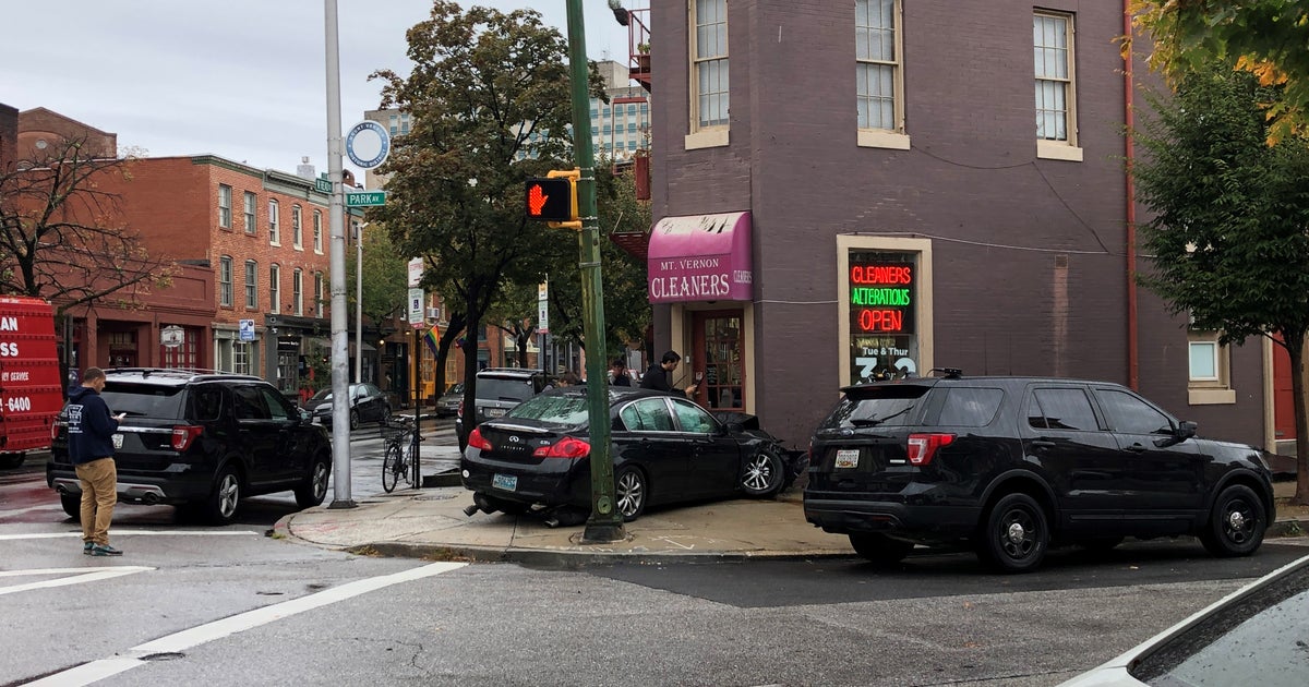 Police Stolen Car Crashes Into Mount Vernon Dry Cleaners, Two Injured