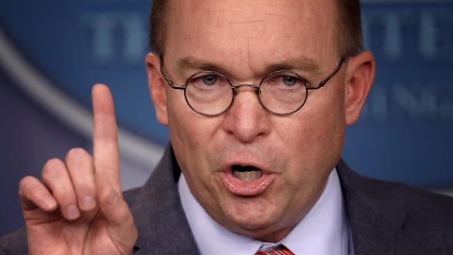 Acting White House Chief Of Staff Mick Mulvaney Briefs Press At White House 