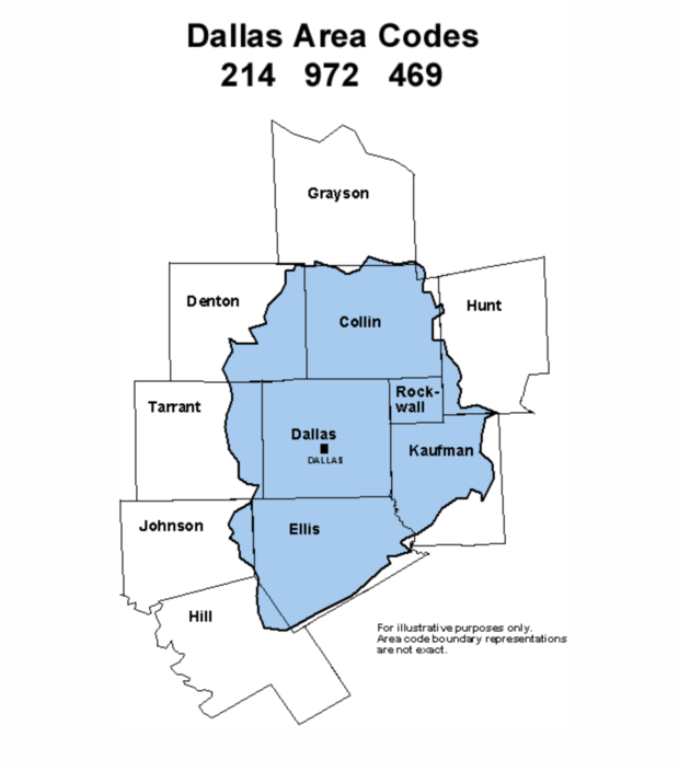 Possible new area code for North Texas 