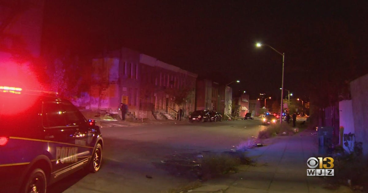 Police Investigating After Double Shooting In South Baltimore CBS