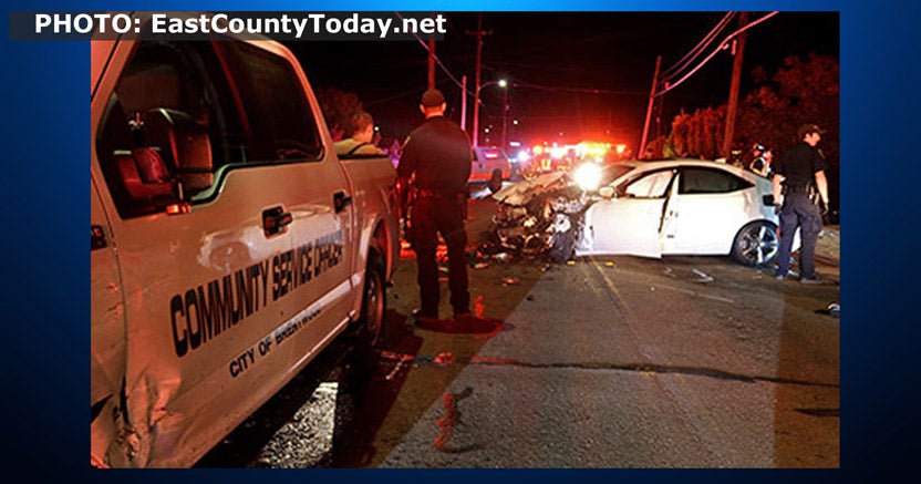 8 Injured in 3Vehicle Crash in Brentwood CBS San Francisco