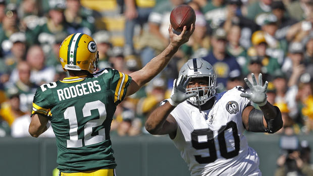 Raiders Packers Football 