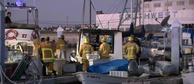 One Person Found Dead On Burning Boat In San Pedro 