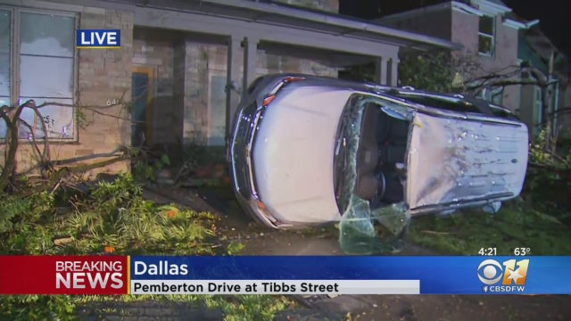 Storm Damage near Pemberton Drive at Tibbs Street In Dallas 