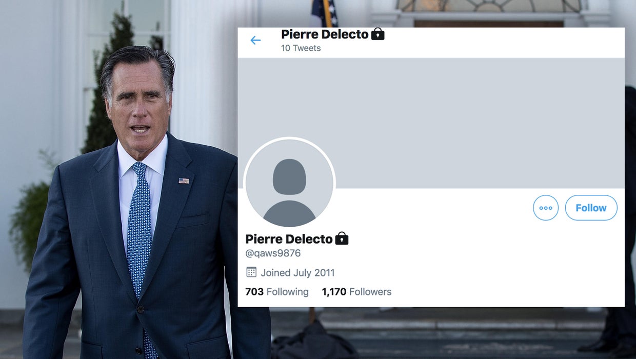 Mitt Romney Twitter Meet "Pierre Delecto," Senator Romney's secret
