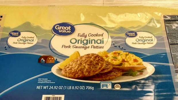 great value sausage patty recall 