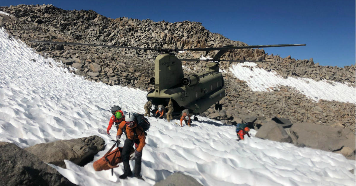 Berkeley Hiker Dies After Fall On Inyo County S Mt Sill CBS San   Inyo County Rescue 