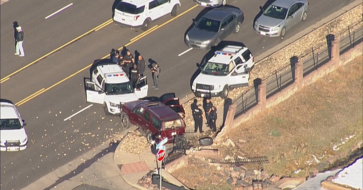 Denver Police Arrest 'Wanted Person' After Chase And Crash Involving ...