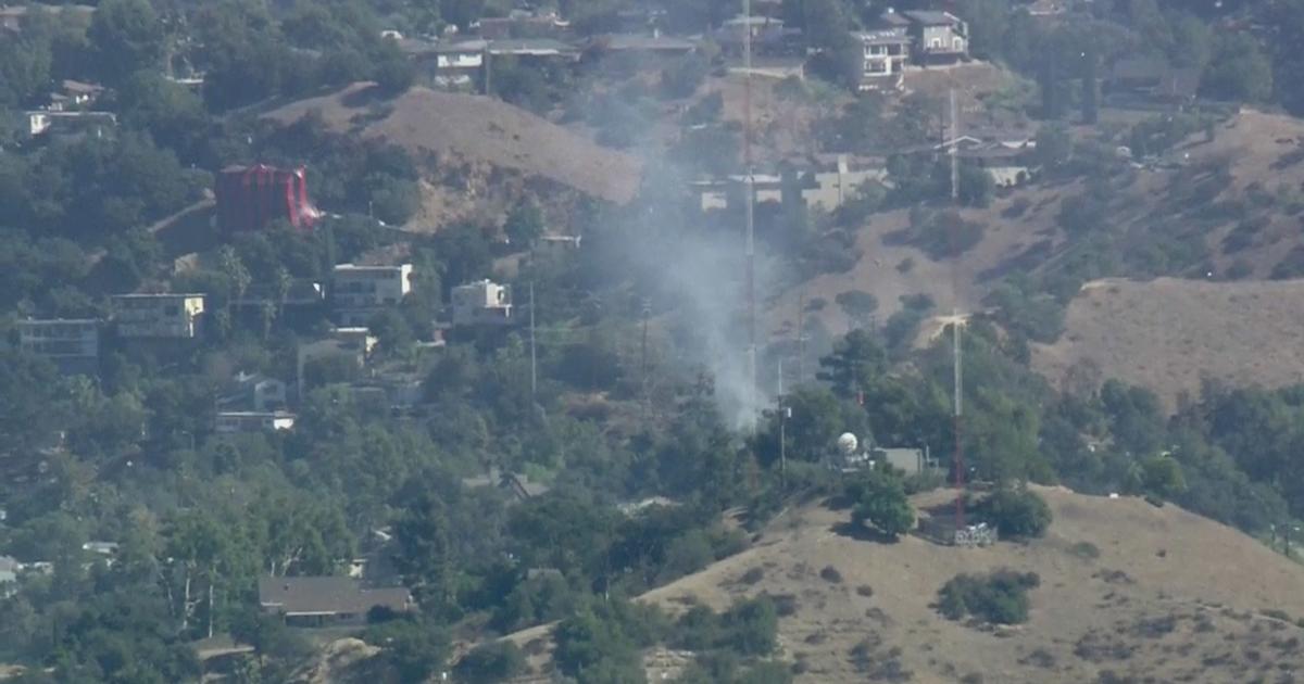 Brush Fire Erupts In Eagle Rock Amid Wind, Heat Advisories - CBS Los ...