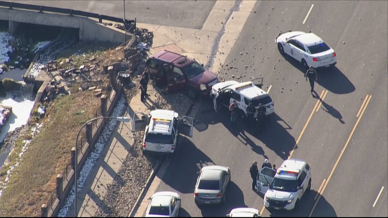 Denver Police Arrest 'Wanted Person' After Chase And Crash Involving ...