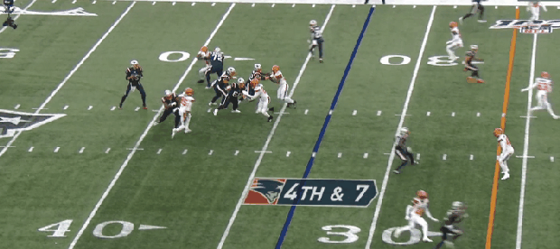 Tom Brady on fourth down 