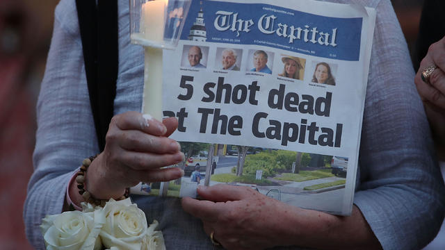 At Least 5 Killed In Shooting At Annapolis Capital-Gazette  Newspaper 