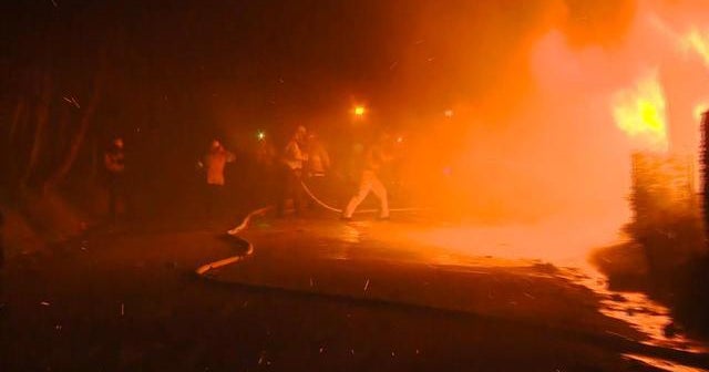 New fire breaks out in the hills north of Santa Monica