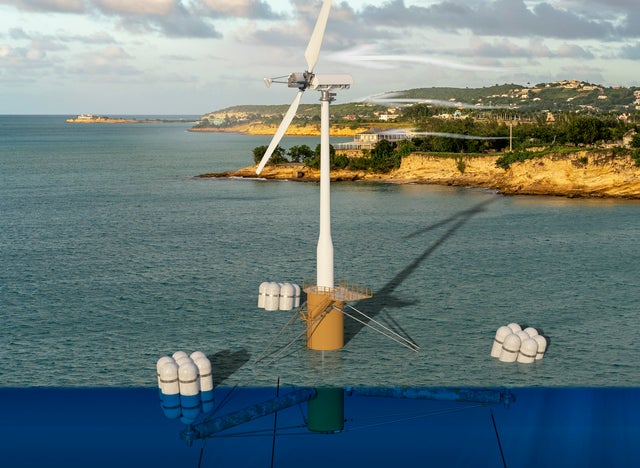 floating offshore windmills