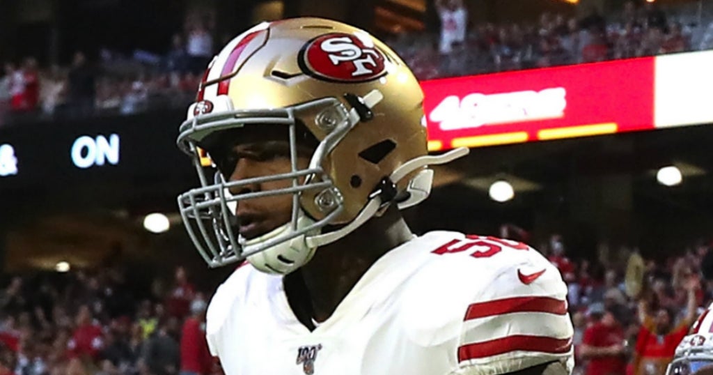 49ers LB Kwon Alexander Lost For Season With Torn Pectoral Muscle - CBS ...