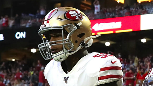 49ers LB Kwon Alexander out for season with torn pectoral - ABC7 San  Francisco