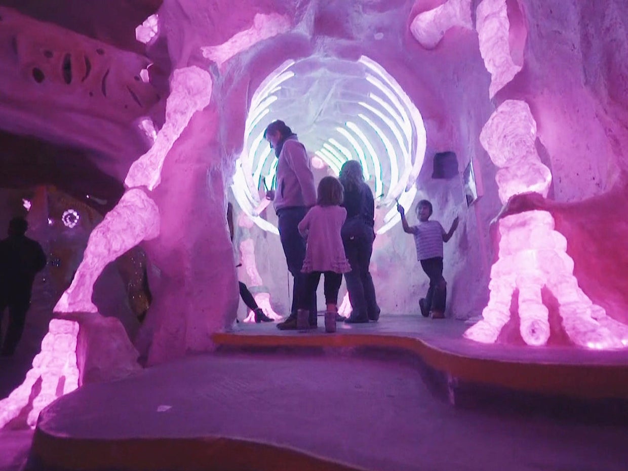 Enter the immersive art world of Meow Wolf - CBS News