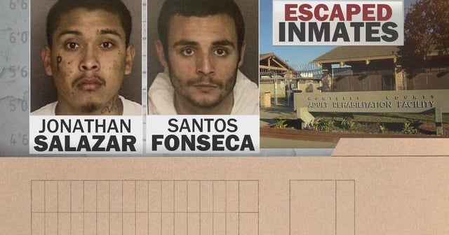 California jail escape: 2 accused murderers carved hole in ceiling