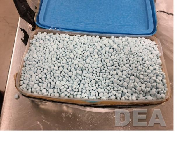 Example of Counterfeit pills seized by DEA 