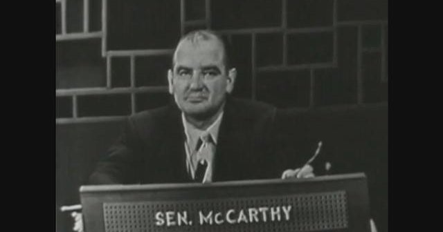 1954: Senator Joseph McCarthy appears on inaugural "Face the Nation" episode