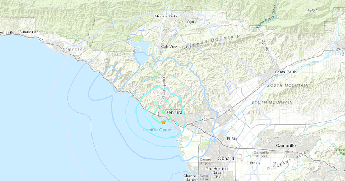 Swarm Of Earthquakes Shake Ventura, Neighboring Cities - Cbs Los Angeles