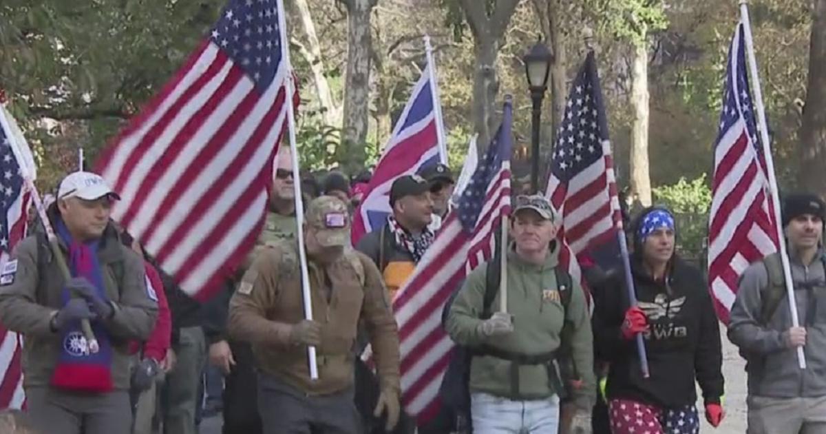 Veterans Hit The Streets For Annual Ruck March Through NYC CBS New York