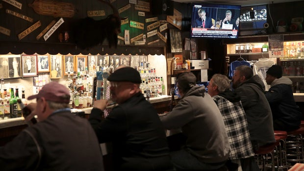 Americans Gather To Watch The First Open Hearing Of The Trump Impeachment Inquiry 