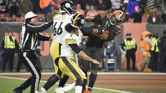 Browns end Steelers' four-game winning streak on surreal night in Cleveland