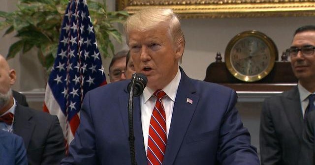 Trump denies witness intimidation during impeachment hearing