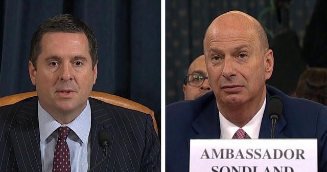 Day 4, Part 5: Devin Nunes and Steve Castor question Gordon Sondland