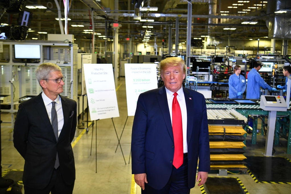 Fact Check: Trump Falsely Claims He 'Opened' Apple Factory Making ...