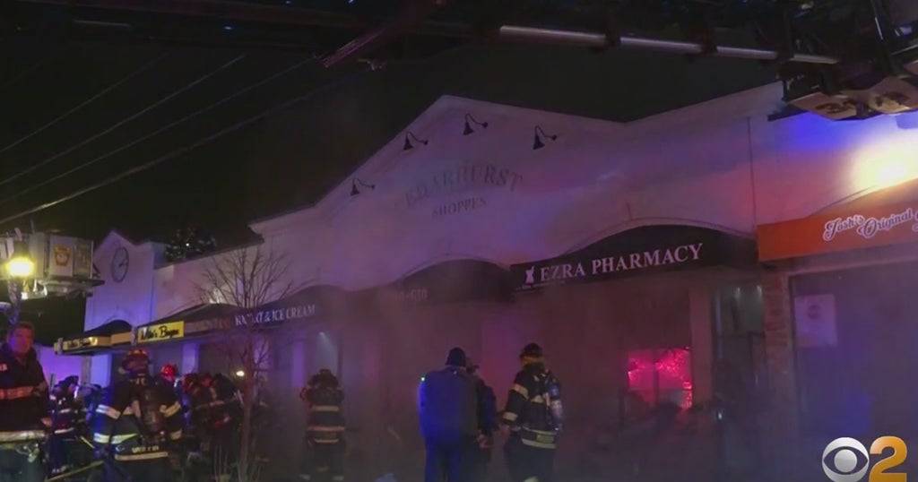 EarlyMorning Fire Damages Row Of Businesses On Long Island CBS New York