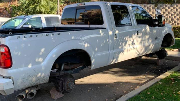 stolen truck tires - mandy jones 