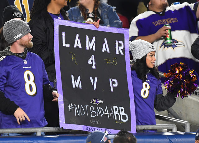 Los Angeles, United States. 25th Nov, 2019. Baltimore Ravens Lamar