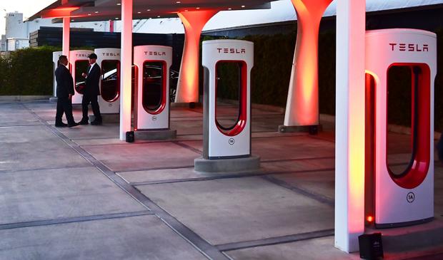 Tesla charging station 