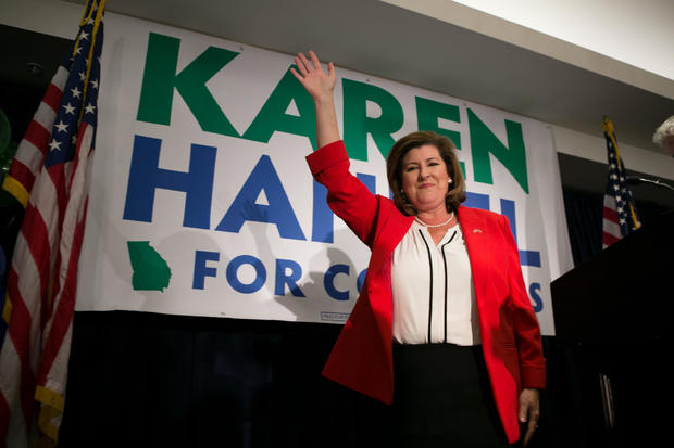 GOP GA Congressional Candidate Karen Handel Holds Election Night Event 