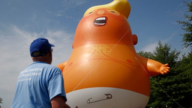 U.S. President Donald Trump visits Britain 