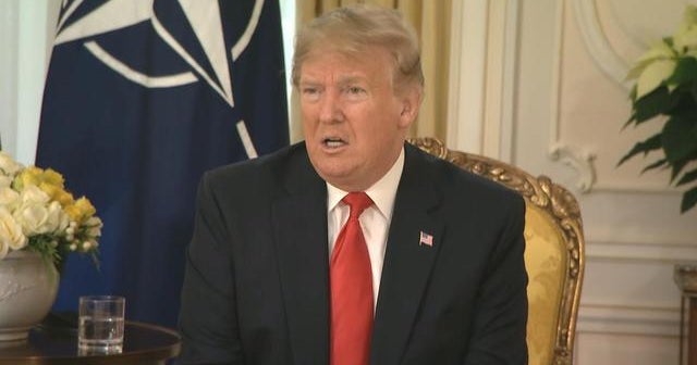 Trump slams French president at NATO meeting