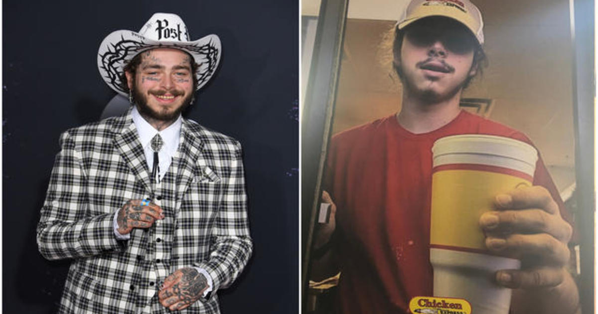 Post Malone surprises fans with new Crocs at the fast food joint where ...
