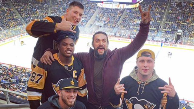 Jason Momoa and Pittsburgh Steelers Legend