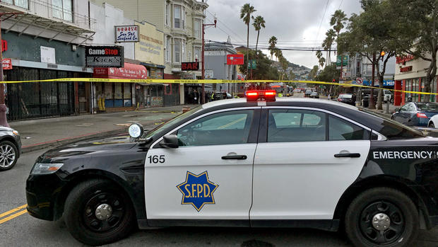 SFPD at Scene of OIS in S.F. Mission District Dec. 7, 2019 