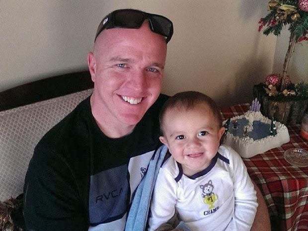 California woman fatally shoots ex-husband as he sits on toilet Daniel Greenn with son aiden