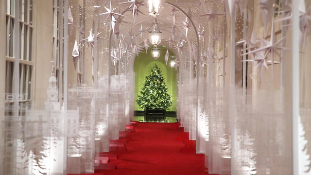 The White House Previews Decor For The Holiday Season 