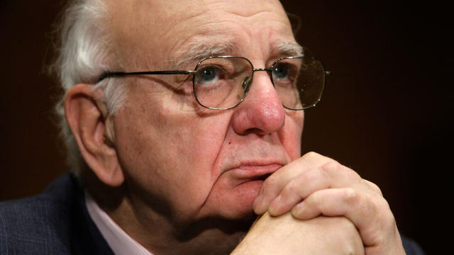 Paul Volcker, chairman of the President's Economic Recovery Advisory Board and former Federal Reserve Board chairman, testifies during a hearing before the Senate Banking, Housing and Urban Affairs Committee on Capitol Hill February 4, 2009, in Washington. 